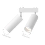 InLight Φωτιστικό LED 2x9W 3000K για Ultra-Thin μαγνητική ράγα σε λευκή απόχρωση D:16cmX4,4cm (T03801-WH) - Image 2