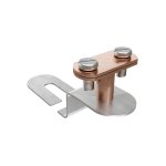 555-9 | 555-9 | ΣΤΗΡΙΓΜΑ ΤΑΙΝΙΑΣ 30x4 Cu ΣΕ ΒΑΣΗ Ss L110 ELVHX
