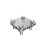 632 | 632 | ΣΥΝΔΕΤΗΡΑΣ Τ/T 60x60: 2ΤΑΙΝΙEΣ 30x4|3ΠΛΑΚΕΣ|Ss ELVHX