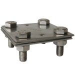 632 | 632 | ΣΥΝΔΕΤΗΡΑΣ Τ/T 60x60: 2ΤΑΙΝΙEΣ 30x4|3ΠΛΑΚΕΣ|Ss ELVHX - Image 2
