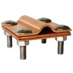 672-9 | 672-9 | ΣΥΝΔΕΤΗΡΑΣ Τ/Α 50x50: ΤΑΙΝΙΑ 30x4/ΑΓΩΓΟ Φ8-12|3ΠΛΑΚΕΣ|Cu ELVHX