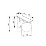 Ηλιακή Απλίκα Τοίχου Solar LED BK-8519 CCT - Image 2