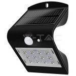 Ηλιακό Φωτιστικό LED V-TAC 1.5W με Αισθητήρα Solar Wall Light Φως Ημέρας 4000K Μαύρο 8277