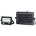 V-TAC LED Ηλιακός Προβολέας 10W Μαύρος με Ανιχνευτή κίνησης και Διακόπτη με Διάφορες Λειτουργίες Φως Ημέρας 8674