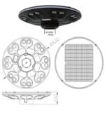 Ηλιακό LED δρόμου - κήπου - ABS - 4000K + τηλεχειριστήριο - Image 4