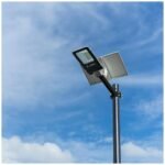 LED ηλιακό φωτιστικό δρόμου 50W ψυχρό λευκό 6000K μαύρο σώμα 95509 - Image 2