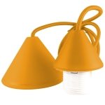 EL329231 | EL329231 | ΣΕΤ PVC V+V ΡΟΖΕΤΑ ΜΕ ΚΑΛΩΔΙΟ 1mt 2x0.75mm² & NTOYI E27 ΠΟΡΤΟΚΑΛΙ ELVHX