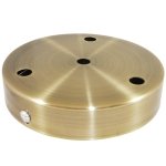 EL329434 | EL329434 | ΣΤΡΟΓΓΥΛΗ ΒΑΣΗ Φ120xh25mm ΧΡΥΣΟ ΜΠΡΟΝΖΕ|4ΤΡΥΠEΣ ELVHX