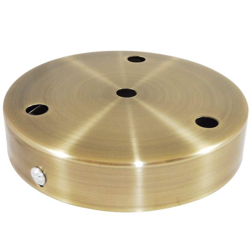 EL329434 EL329434 | EL329434 | ΣΤΡΟΓΓΥΛΗ ΒΑΣΗ Φ120xh25mm ΧΡΥΣΟ ΜΠΡΟΝΖΕ|4ΤΡΥΠEΣ ELVHX - Image 1