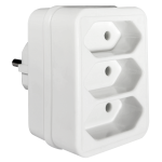 ELP31301 | ELP31301 | ΑΝΤΑΠΤOΡΑΣ SCHUKO → 3Θ ΙΙ x16A max:1700W IP20 ΛΕΥΚΟ ELVHX
