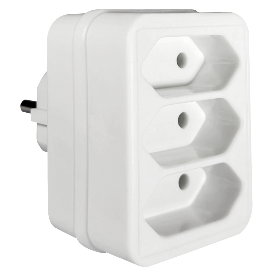 ELP31301-5 ELP31301 | ELP31301 | ΑΝΤΑΠΤOΡΑΣ SCHUKO → 3Θ ΙΙ x16A max:1700W IP20 ΛΕΥΚΟ ELVHX - Image 1
