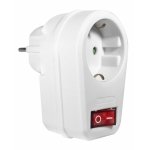 ELP32101 | ELP32101 | ΑΝΤΑΠΤOΡΑΣ ΜΕ ΔΙΑΚ. SCHUKO → 1Θ SCHUKO max:3680W IP20 ΛΕΥΚΟ ELVHX