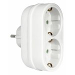ELP33201 | ELP33201 | ΑΝΤΑΠΤOΡΑΣ SCHUKO → 2Θ SCHUKO x16A max:3680W IP20 ΛΕΥΚΟ ELVHX