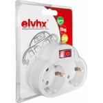 ELP34201 | ELP34201 | ΑΝΤΑΠΤOΡΑΣ ΜΕ ΔΙΑΚ. SCHUKO → 2Θ SCHUKO max:3680W IP20 ΛΕΥΚΟ ELVHX - Image 2