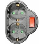 ELP34202 | ELP34202 | ΑΝΤΑΠΤOΡΑΣ ΜΕ ΔΙΑΚ. SCHUKO → 2Θ SCHUKO max:3680W IP20 ΜΑΥΡΟ ELVHX
