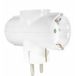ELP36301 | ELP36301 | ΑΝΤΑΠΤOΡΑΣ ΤΥΠΟΥ + SCHUKO → 3Θ SCHUKO max:3680W IP20 ΛΕΥΚΟ ELVHX