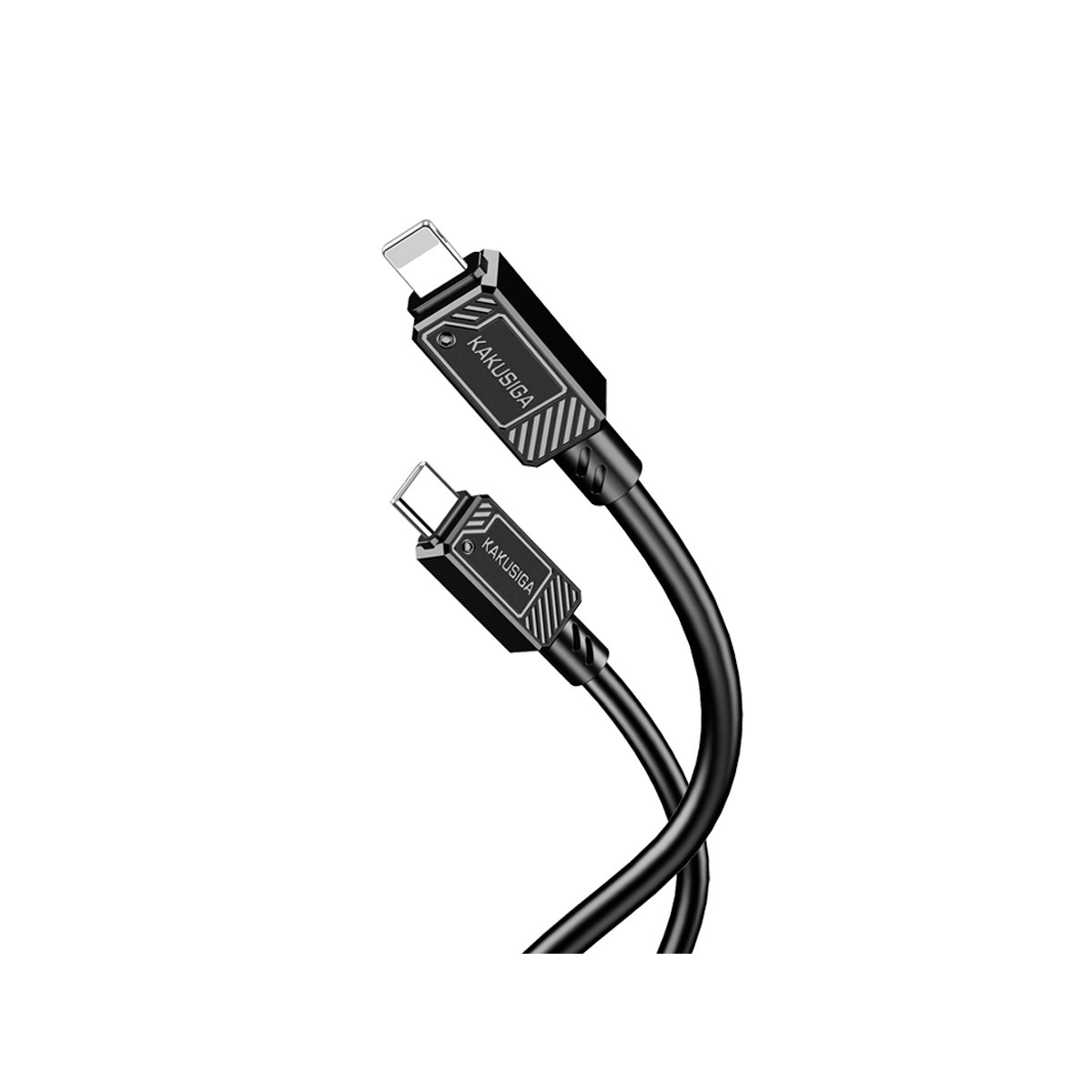 KSC-993-B KSC-993/B ΚΑΛΩΔΙΟ CHARGING DATA TYPE C - LIGHTNING 30W (ΜΑΥΡΟ ΧΡΩΜΑ) - Image 1