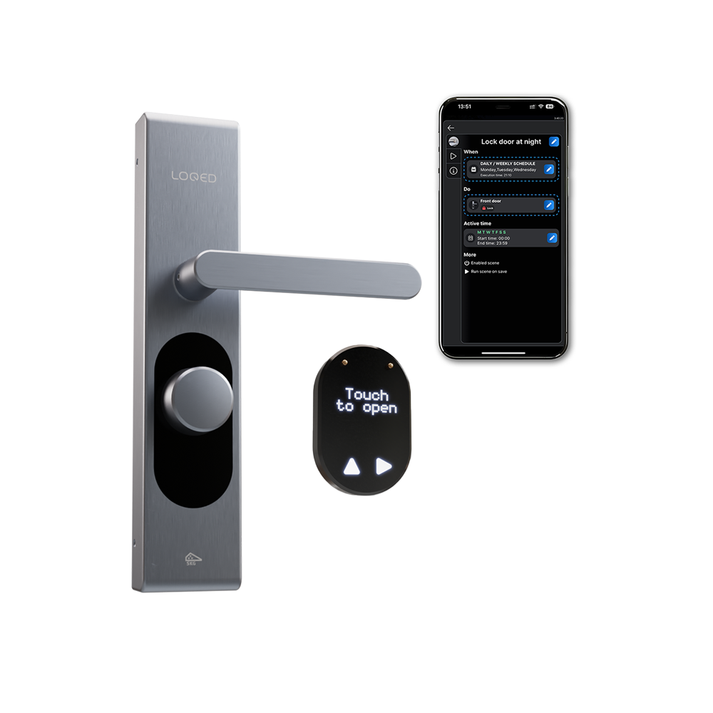Loqed-silver-Main-image 8719326820101 | LOQED Touch Smart Lock Silver Edition - EAN 8719326820101 ELVHX - Image 1