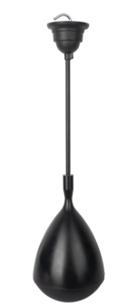 M-552/BLACK ΜΑΥΡΟ ΗΧΕΙΟ ΟΡΟΦΗΣ (ΚΡΕΜΑΣΤΟ) 4" 15W  100V - Image 2