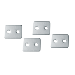 METAL CONNECTOR 180° WITH SCREWS FOR PROFILE P5390 Set of 4 pcs ACA