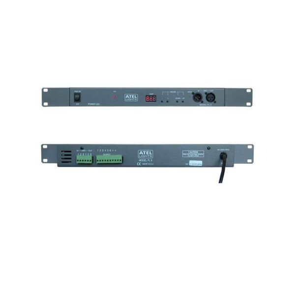 ΤΡΟΦΟΔΟΤΙΚΟ DIMMER DMX - MODEL PL6 230V / 12-24V DC