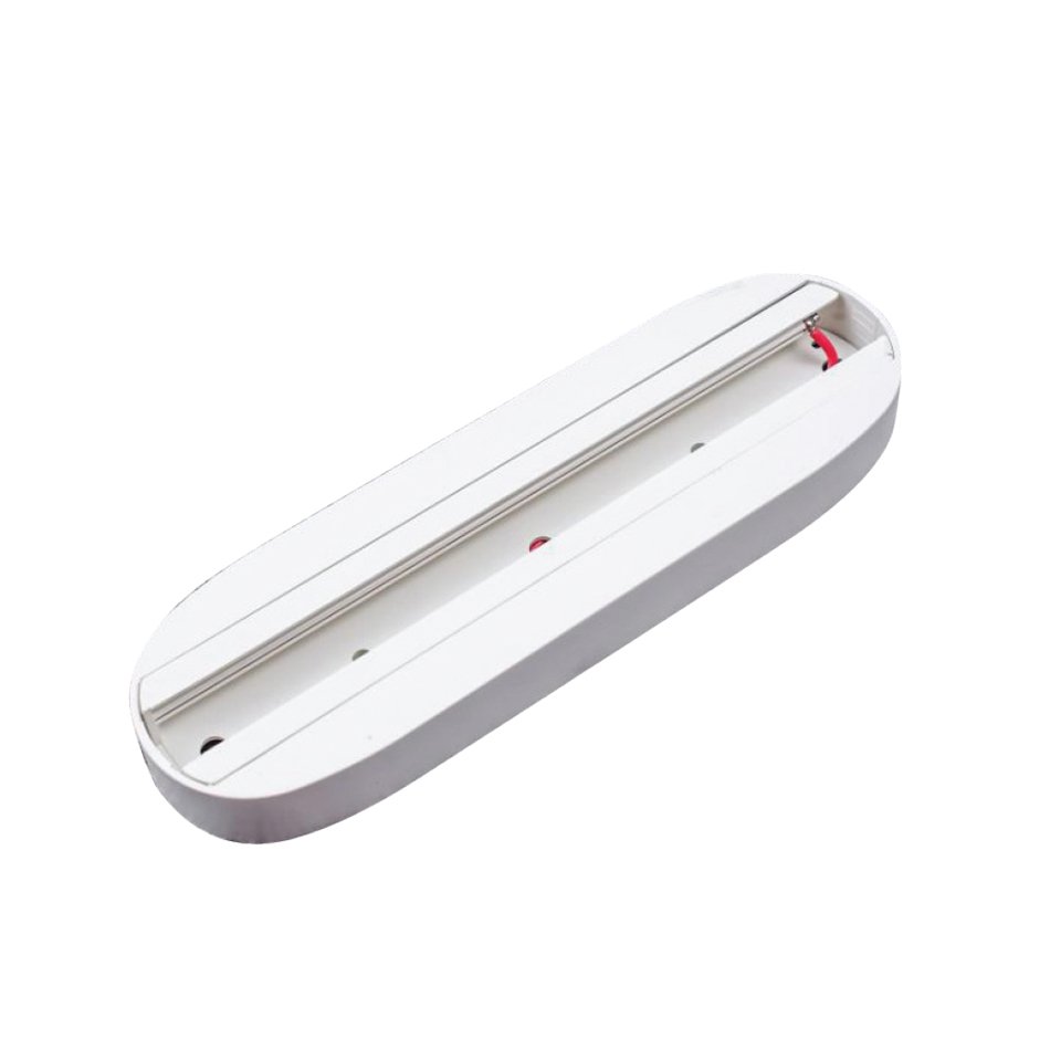 TC008-WH InLight Βάση για μονοφασική ράγα σε λευκή απόχρωση (TC008-WH) - Image 1