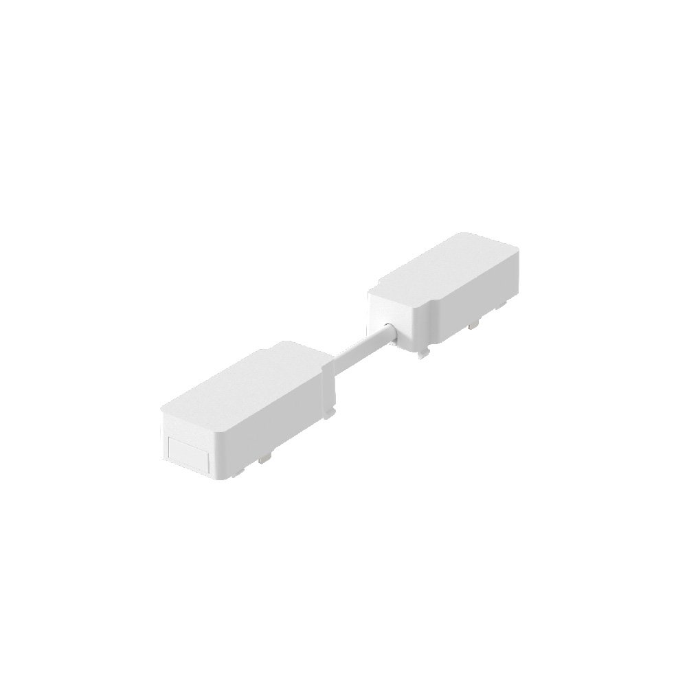 TC028-2 Inlight Εξάρτημα σύνδεσης για ρευματοδότηση μεταξύ Ultra Thin ραγών σε λευκή απόχρωση (TC028-White) - Image 1