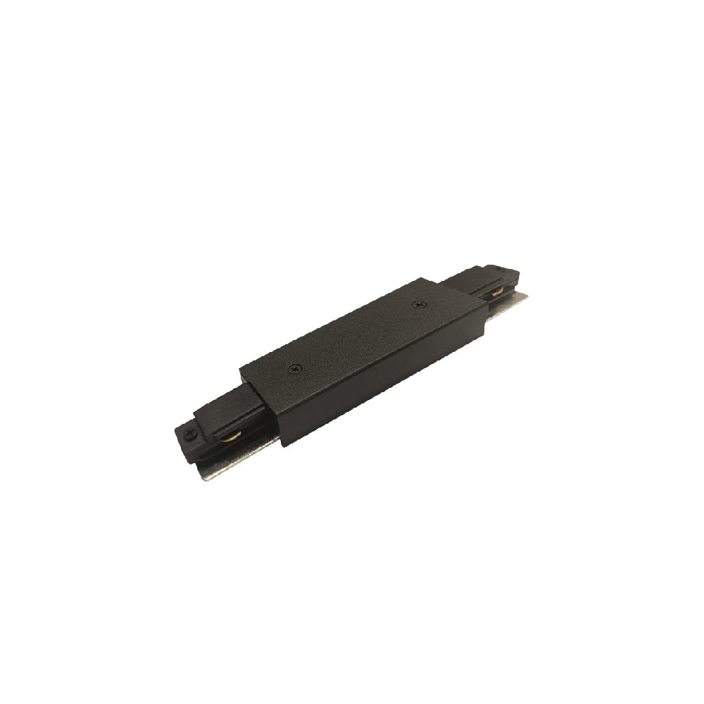 TC1-035-Black_1 Inlight Σύνδεσμος Ευθεία Μονοφασικής Ράγας σε μαύρη απόχρωση (TC1-035-Black) - Image 1