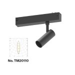 Inlight Φωτιστικό spot LED 7W, 3CCT, 24° για μαγνητική ράγα 220V, σε μαύρη απόχρωση D:3,5x8cm (TM20110)