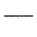 Inlight Γραμμικό φωτιστικό LED 12W 3000K για μαγνητική Mini ράγα σε μαύρη απόχρωση D:60cmx1,6cm (TMM0021-Black) - Image 2