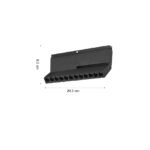 Inlight Γραμμικό φωτιστικό LED 12W 3000K για μαγνητική Mini ράγα σε μαύρη απόχρωση D:20,3cmx8,5cm (TMM0091-Black) - Image 2