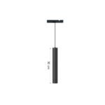 Inlight Φωτιστικό LED 6W 3000K για μαγνητική Mini ράγα σε μαύρη απόχρωση D:30cm (TMM0101-Black) - Image 2