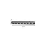 Inlight Φωτιστικό LED 15W 3CCT για Ultra-Thin μαγνητική ράγα σε μαύρη απόχρωση D:33,8X2,6X2,4cm (TMU0020-Black) - Image 2
