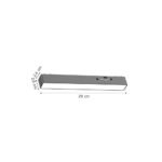 Inlight Γραμμικό φωτιστικό LED 7W 3CCT για Ultra Thin ράγα σε μαύρη απόχρωση D:23X2,6X2,4cm (TMU0040-Black) - Image 2