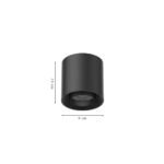 Inlight Φωτιστικό LED 6W 3CCT για Ultra-Thin μαγνητική ράγα σε μαύρη απόχρωση D:8X7,5cm (TMU0080-Black) - Image 2