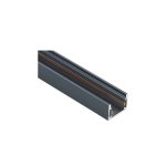 Inlight Mini μαγνητική ράγα σε μαύρη απόχρωση D:2m (TRM0010-Black)