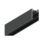 InLight Μαγνητική ράγα 220V με κάλυμμα μαύρη D:2m (TRM20012)