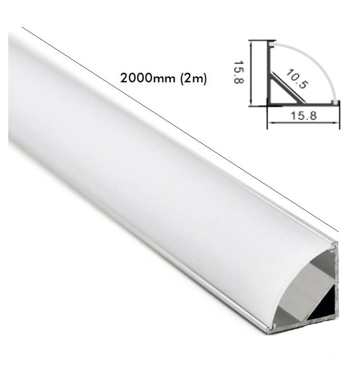 aluminium-profile-2-metres-angular-90o-l-for-led-strips-1 Προφίλ αλουμινίου εξωτερικό γωνιακό 2000×15,8×15,8mm - Image 1