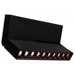 Φωτιστικό Μαγνητικό Ράγας V-TAC LED Track Light με 10LED 10x2W 30° 24V Μαύρο Θερμό Λευκό 3000Κ 7964