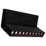 Φωτιστικό Μαγνητικό Ράγας V-TAC LED Track Light με 10LED 10x2W 30° 24V Μαύρο Φως Ημέρας 4000Κ 7965