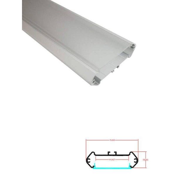 LED ΠΡΟΦΙΛ ΑΛΟΥΜΙΝΙΟΥ MODEL GO1