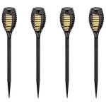 Ηλιακό Φωτιστικό Καρφί LED V-TAC 1W  IP44 Σετ 4 τεμαχίων Θερμό 8689