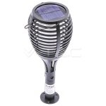 Ηλιακό Φωτιστικό LED V-TAC 0.45W Κρεμαστό, Τοίχου ή Καρφωτό Φλόγα Θερμό 8558