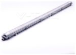 LED Φωτιστικό Αδιάβροχο τύπου φθορίου Μονό 22W 150cm Ψυχρό Λευκό 6462 - Image 2