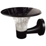 V-TAC  LED ηλιακό φωτιστικό επιτοίχιο 15W 4000K+6000K με μαύρο σώμα και ανιχνευτή SKU: 23004