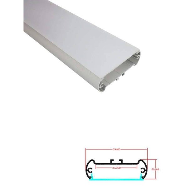 LED ΠΡΟΦΙΛ ΑΛΟΥΜΙΝΙΟΥ MODEL OV1