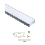 LED ΠΡΟΦΙΛ ΑΛΟΥΜΙΝΙΟΥ ΜΙΝΙ ΜΕ ΟΠΑΛ ΚΑΛΥΜΑ ACA P109