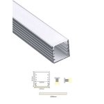 LED ΠΡΟΦΙΛ ΑΛΟΥΜΙΝΙΟΥ ΜΕ ΟΠΑΛ ΚΑΛΥΜΑ DEP ACA MODEL P124