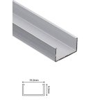 LED ΠΡΟΦΙΛ ΑΛΟΥΜΙΝΙΟΥ MODEL P126 ΧΩΡΙΣ ΚΑΛΥΜΜΑ