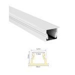 LED ΠΡΟΦΙΛ ΑΛΟΥΜΙΝΙΟΥ ΧΩΝΕΥΤΟ ΜΕ ΟΠΑΛ ΚΑΛΥΜΑ MINA ACA MODEL P139
